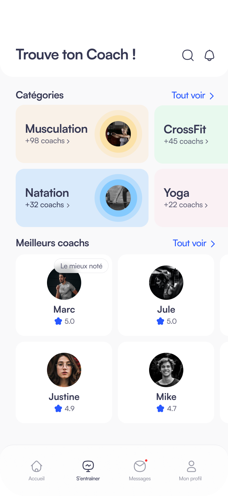 Coachly Mobile Application