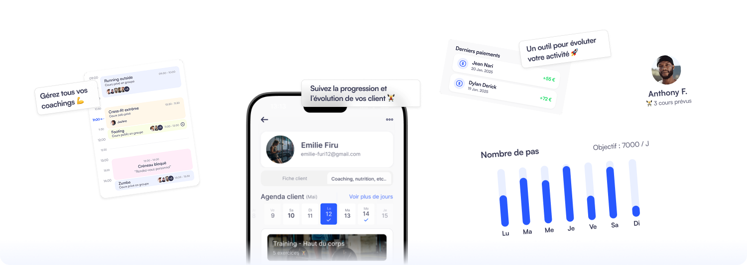 Coachly Pro - La solution pour les coachs sportifs